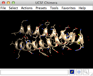 UCSF Chimera - Leucine Zipper