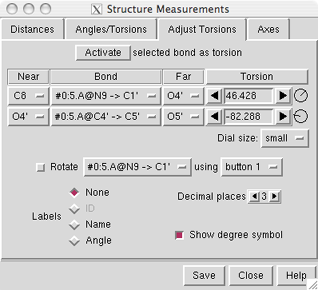 Adjust Torsions