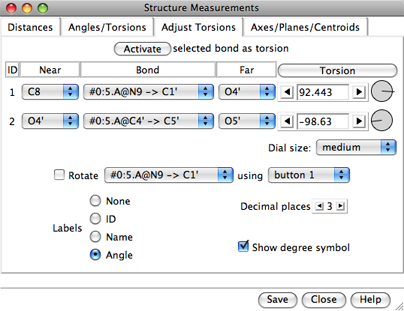 Adjust Torsions